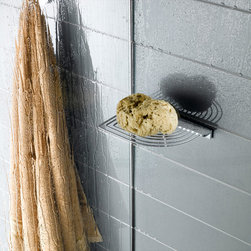 Shower Series Corner Wire Shelf - Home Decor