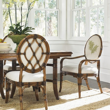 Tommy Bahama Home Bali Hai Quickship Gulfstream Oval Back Arm Chair
