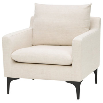 Anders Sand Fabric Single Seat Sofa, HGSC502