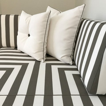 Custom outdoor chaise lounge cushions