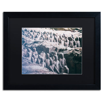 Philippe Hugonnard 'Terracotta V' Art, Black Frame, Black Matte, 20"x16"