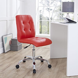 Modway Prim Mid Back Office Chair - SKU: EEI-1533-BGR - Indoor Pub And Bistro Sets