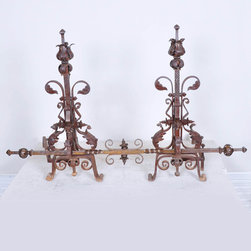 Firebacks, Andirons and Fire Screens - Fireplace Grates And Andirons