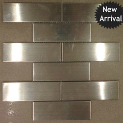 New Stainless Steel Mosaics - 2x6 Subway Tile - Mosaic Tile