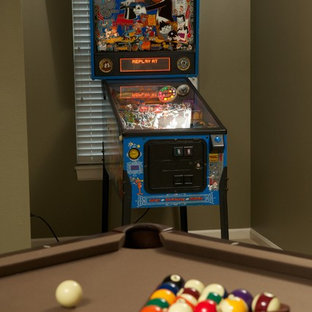 Inspiration for a traditional home cinema in Little Rock.