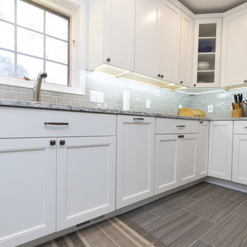 White Transitional Kitchen