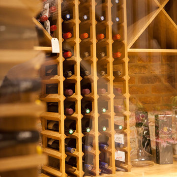 Wine rooms and shelving