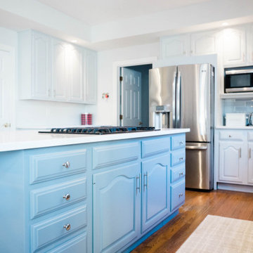 Before and after Kitchen Remodeling Project in McLean, Virginia
