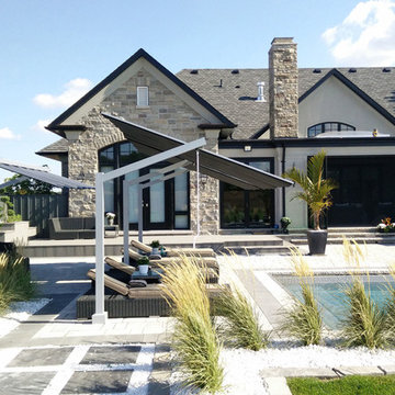 Freestanding Retractable Canopy