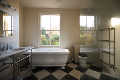 Modern bathroom in London.