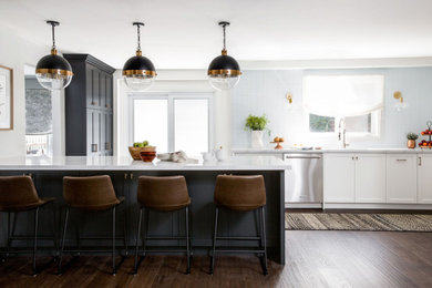 Inspiration for a transitional kitchen remodel in Toronto