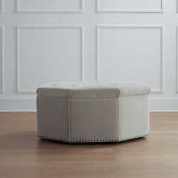 Juliette Storage Ottoman - Outdoor Footstools And Ottomans
