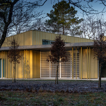 Centre culturel le Pian Médoc : mix photos drone et photos sol