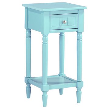 French Country Khloe 1 Drawer Accent Table With Shelf