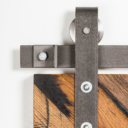 Interior / Exterior Flat Track Hardware - Barn Door Hardware