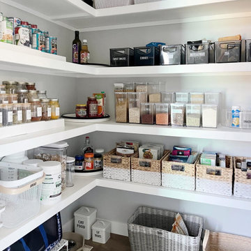 After: Streamlined and Categorized Pantry Makeover