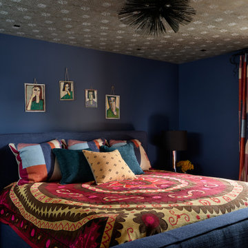 Luxury Blue Bedroom in Santa Barbara