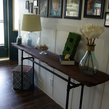 industrial console table