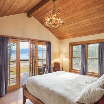 Luxury Log Cabin at Georgetown Lake, Montana