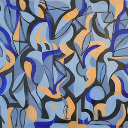 Hen's Teeth - Original Abstract Acrylic on Canvas - Paintings