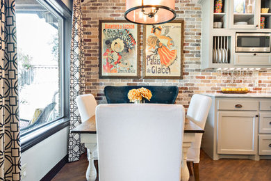 Kitchen - rustic kitchen idea in Dallas