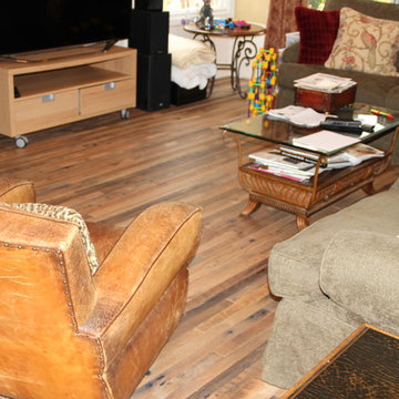 Reclaimed Oak Wood Flooring- Newport Beach, CA