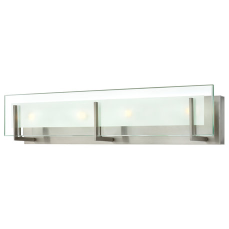 Hinkley Lighting 5654 Latitude 26"W 4 Light Bath Bar - Brushed Nickel