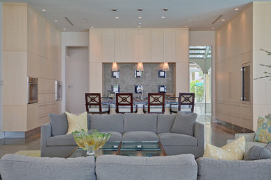 Inspiration for a contemporary kitchen remodel in Orlando