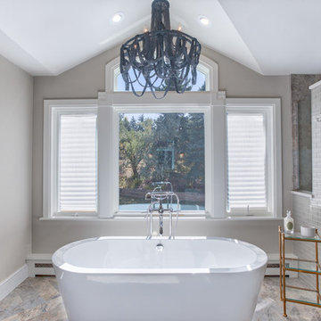 Coastal Themed Master Bath