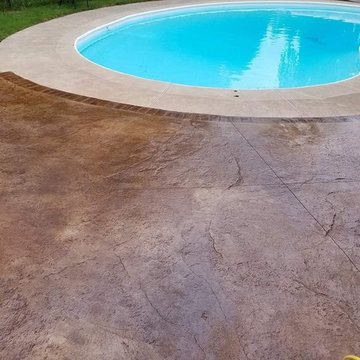 Stamped concrete