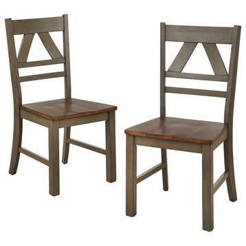 Vintner Dining Chair, Gray, Set of 2