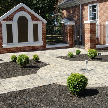 Stamped Concrete Garden