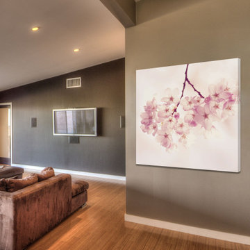 "Cherry Blossoms" Painting Print on Wrapped Canvas
