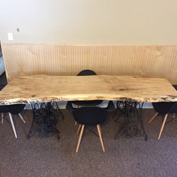 Maple Slab Dining Table - Dining Tables