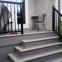 Deck/porch backyard