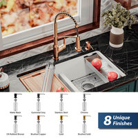 Karran SD25 Kitchen Soap/Lotion Dispenser, Brushed Copper