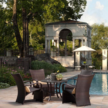 Outdoor furniture from the Halo Collection by Summer Classics