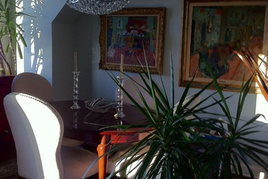 Inspiration for an eclectic dining room remodel in Philadelphia