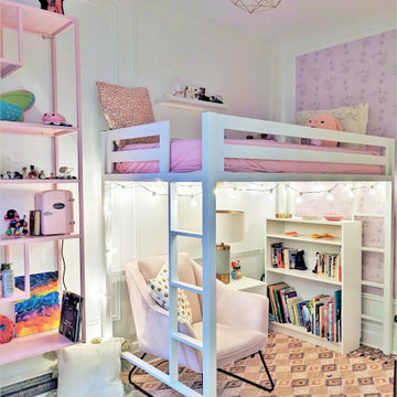 Young girl's bedroom in Outremont, Quebec