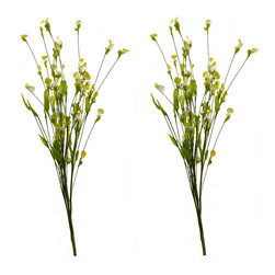 Shea's Wildflower - Wild Sweet Pea Sprays, Set Of 2 - Wreaths And Garlands