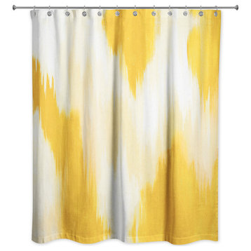 Paint Splotches 5 71x74 Shower Curtain