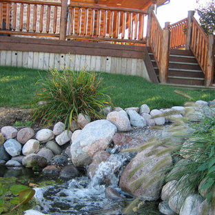 Small Log Cabins Landscaping Ideas | Houzz