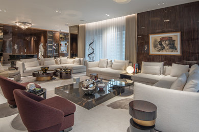 Inspiration for a modern living room remodel