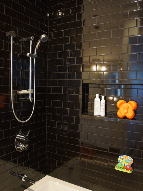 Black Subway Tile Ideas, Pictures, Remodel and Decor