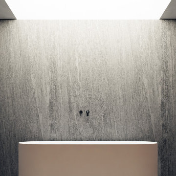 Richmond House - Master Bathroom - Stone, Concrete