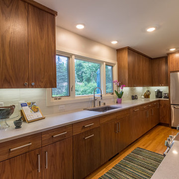 Project 2966-1 Mid-Century Modern Kitchen + Mudroom + Basement Remodel