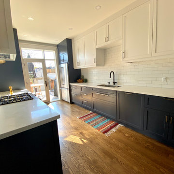 East York Semi 3rd Floor Addition - Kitchen