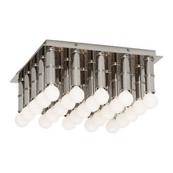 Jonathan Adler Meurice Flush Mount Polished Nickel - Flush-mount Ceiling Lighting