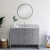 Elsa Single Bathroom Vanity, Gray, 48"