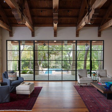 Fine Grain European Plaster Walls in Hill Country Home